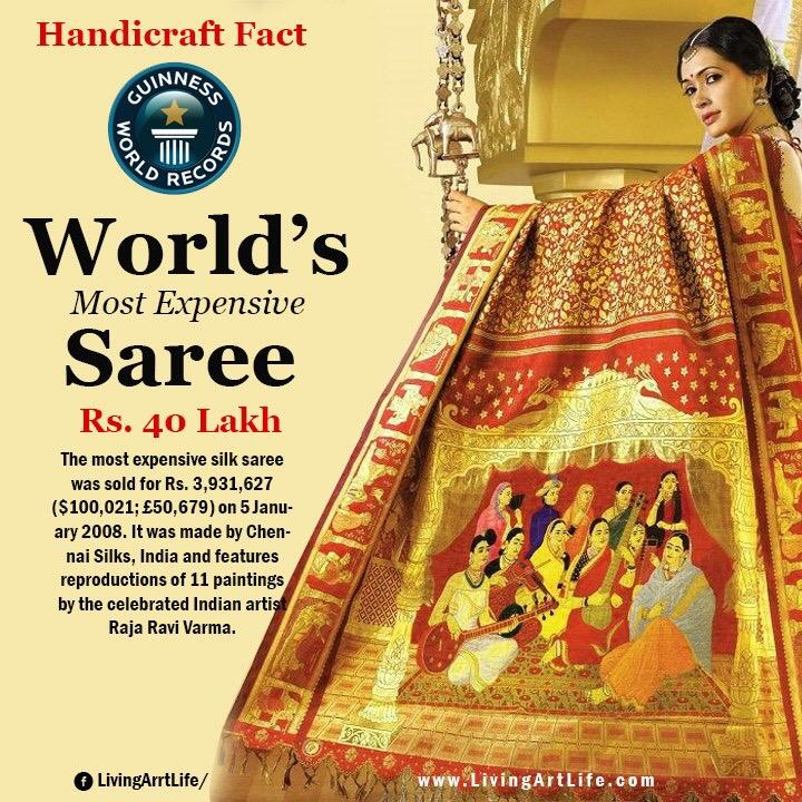 most expensive saree in the world